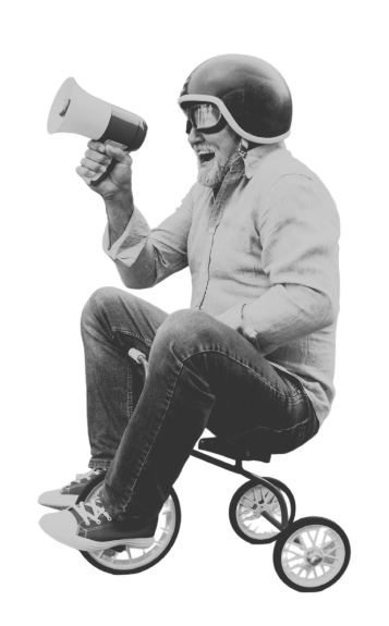 Decorative floating illustration